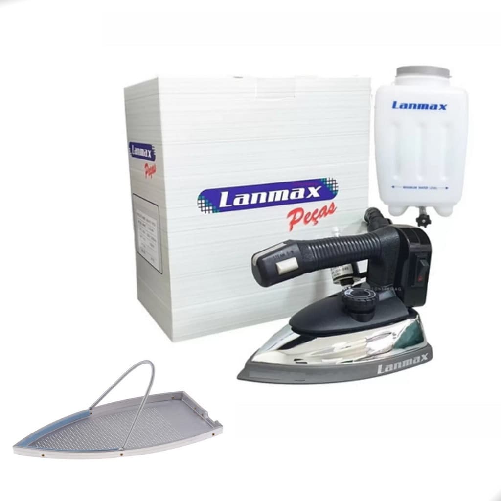 Ferro Lanmax Industrial Passar Vapor 94A 1000Watts C/ Sapata