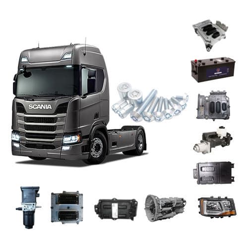 Kit Trava Antifurto Scania Servo Modulos Cambio Farol Arla