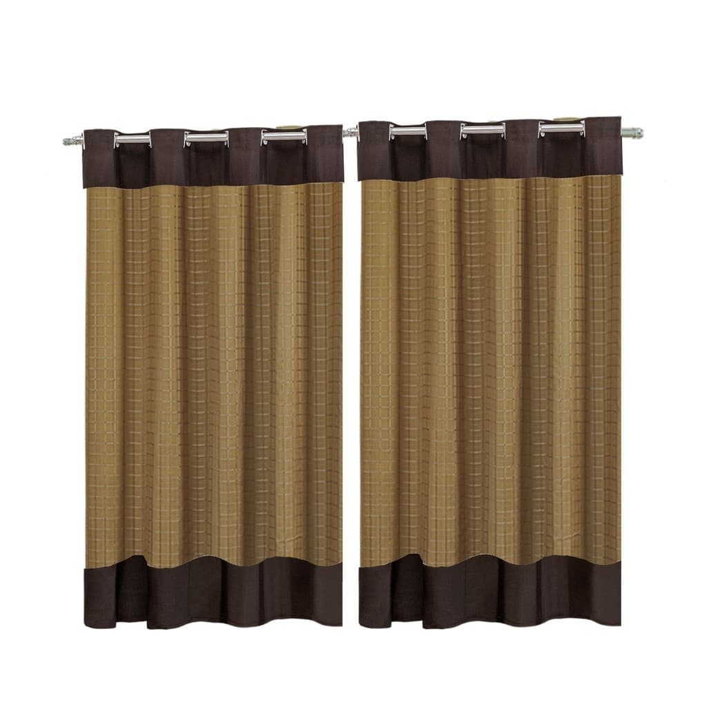 Cortina Veni 3 00 X 1 80 Metros Para Sala Quarto Cozinha Cinza Para Varão Simples nas cores Cinza ou Bege em Tecido
