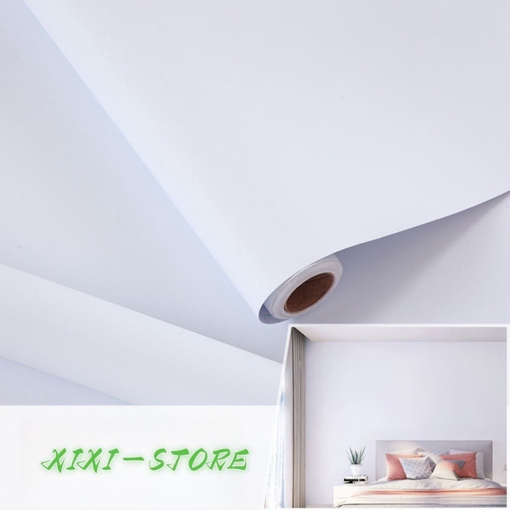 Papel Adesivo Para Móveis 5 Metros Branco Fosco Lavável