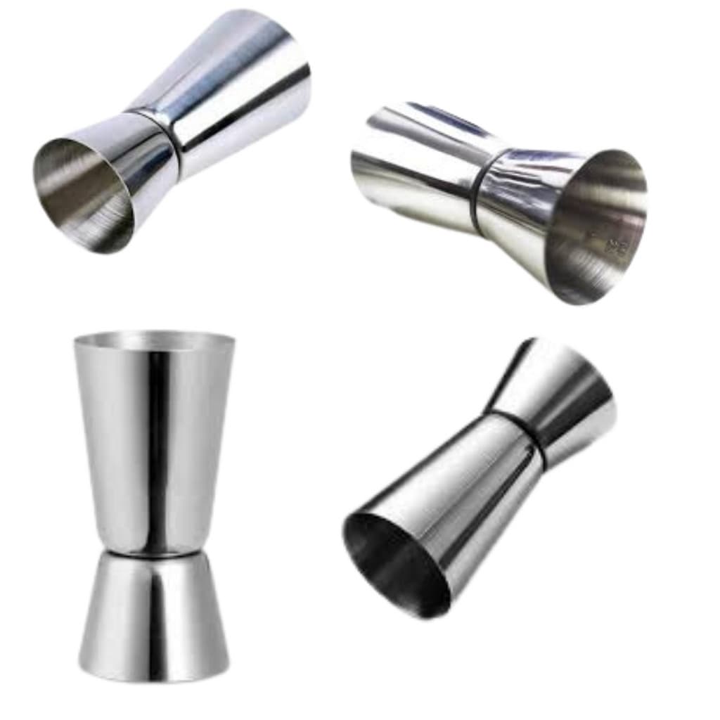DOSADOR DUPLO PARA BEBIDAS 25ML E 50ML INOX, REF 1111 LIVON