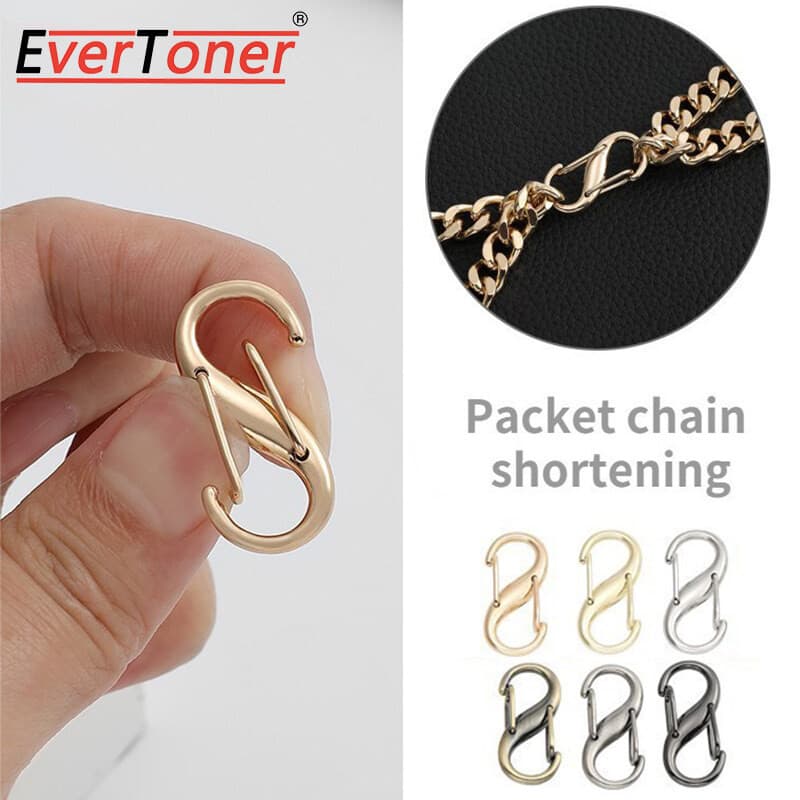 EverToner Bolsa Corrente Cinto Ajustável Pacote Metal De Alta Qualidade Fivela Encurtada De Ombro Acessórios De Artefato