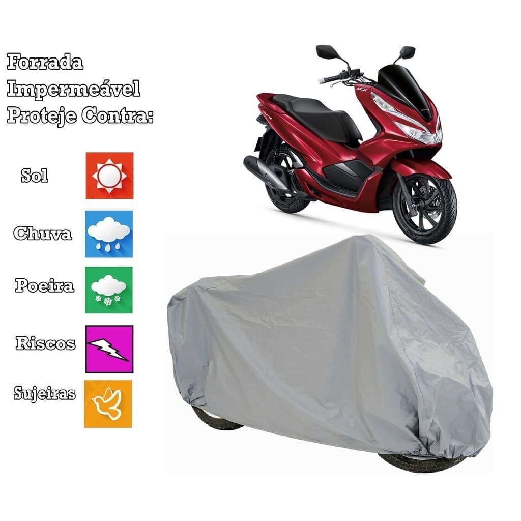 Capa Cobrir Moto PCX Honda 100 % Forrada e 100% Impermeável
