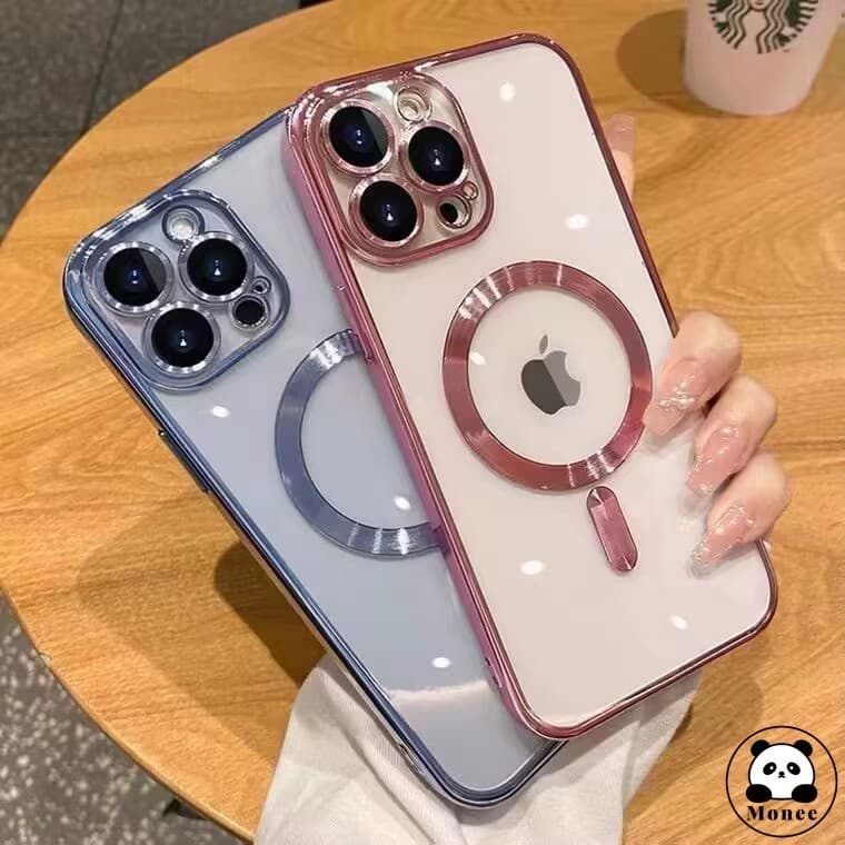 Transparente Compatível Para iPhone 11 12 13 14 15 Pro Max Capa Macia À Prova De Choque