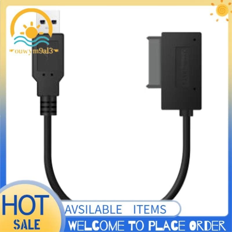Adaptador USB PC 6P + 7P CD DVD Rom Sata Para 2.0 Cabo Slimline De 13 Pinos Notebook Portátil