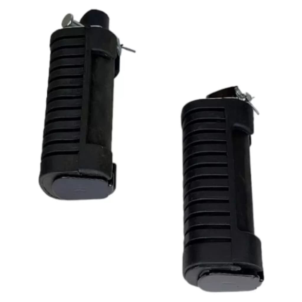 Par Pedaleira Traseira para Moto Honda CG 125 Titan ES - CG 150 Titan ESD