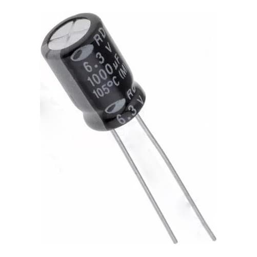Capacitor Eletrolítico 1.000uf 6,3v - Kit C/10 Unidades