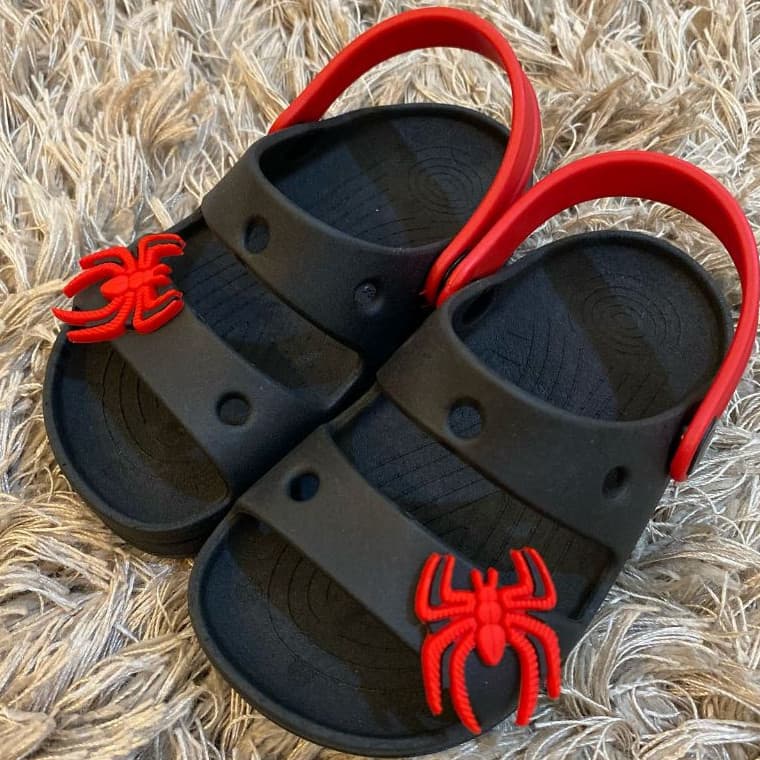 Sandália infantil menino papete masculina aranha leve confortável voltas as aulas 23 ao 30
