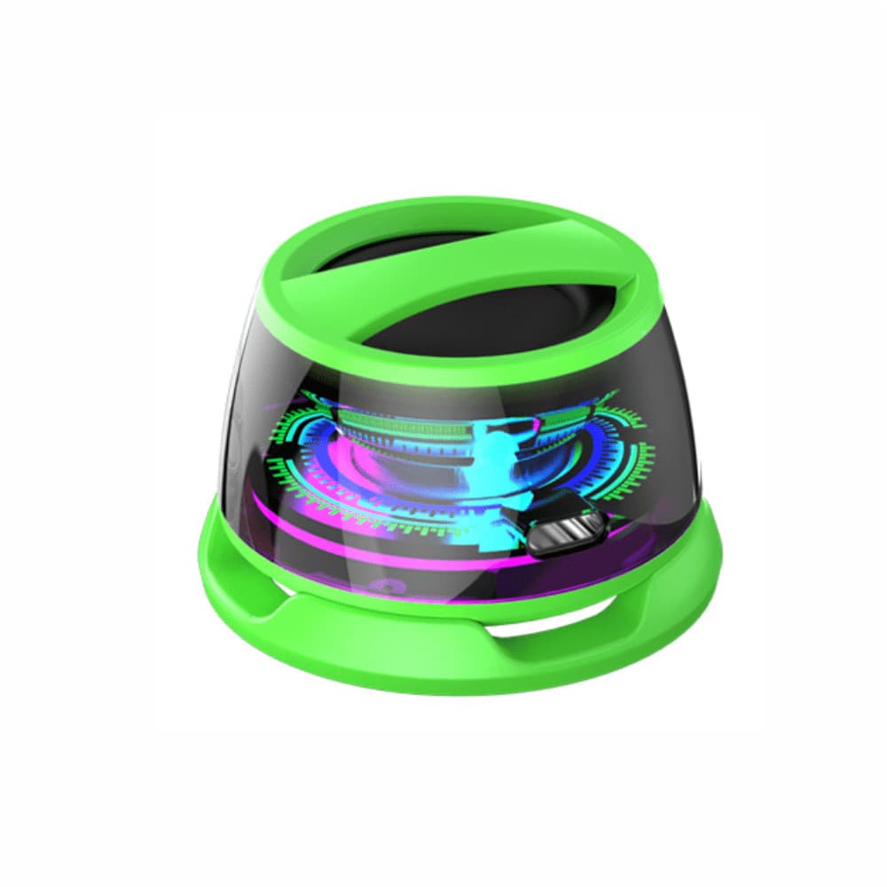 Caixa de Som Portátil Magnética - Verde - Ezra