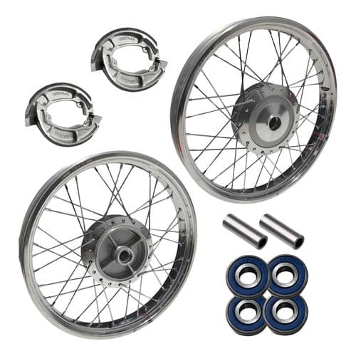 Roda Viper Polido Cg Titan 150 Cubo Diamantado Lona/espd/rol