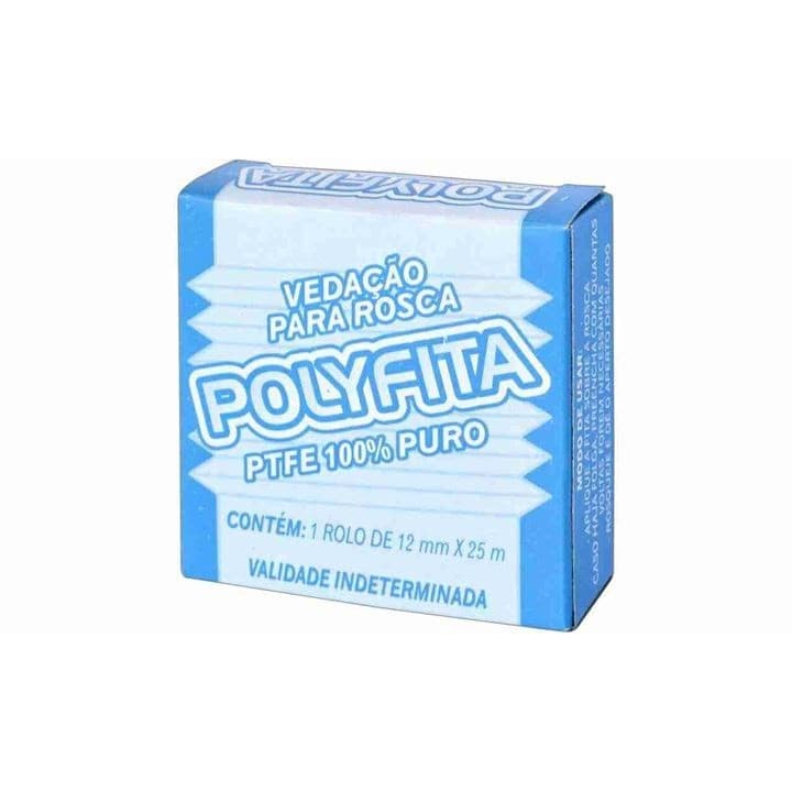 Fita Veda Rosca Teflon Polyfita 100% Puro