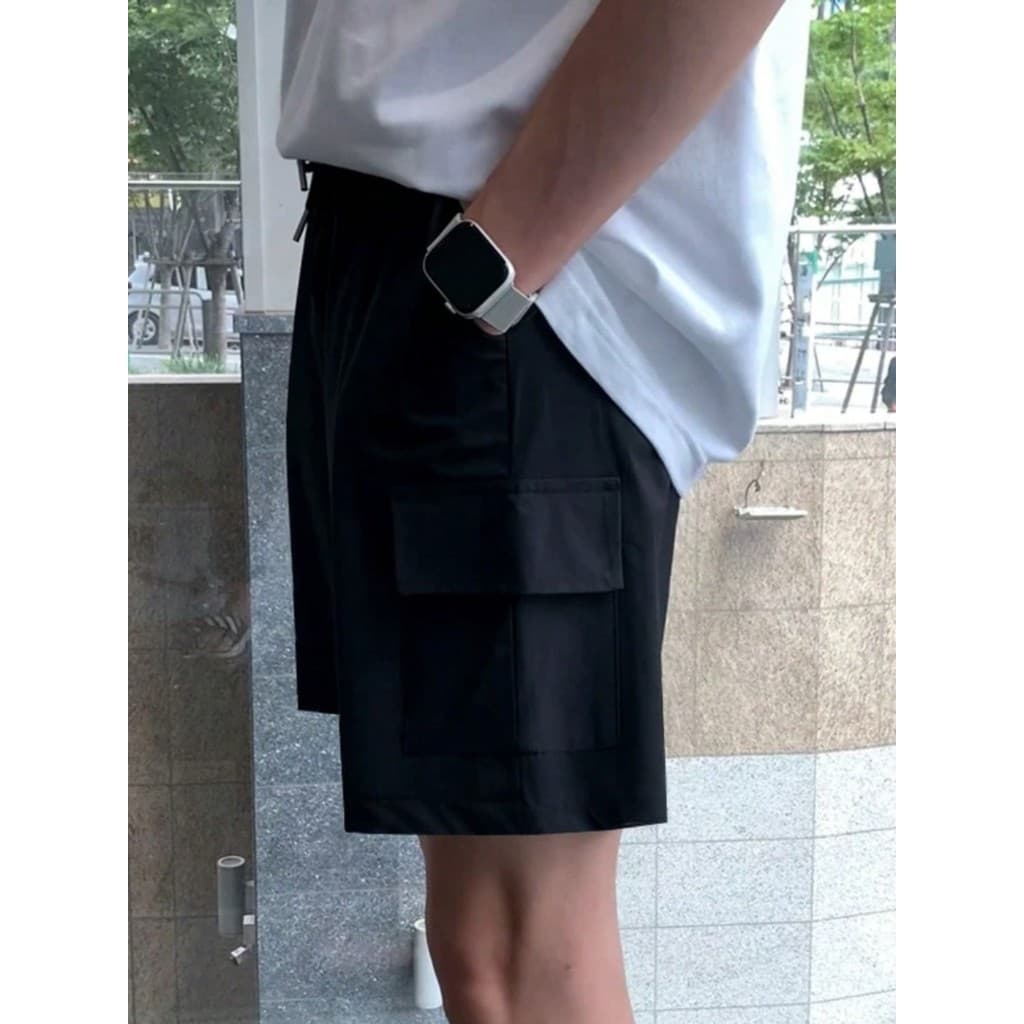 Short CARGO Com BOLSO CURTO Masculina Streetwear