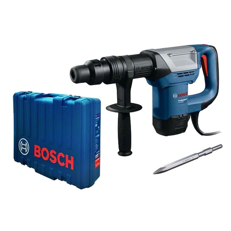 Martelo Demolidor Bosch com mandril Sds Max Professional 1100w de potência modelo Gsh 500