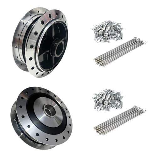 Par De Cubo Tambor Cg Titan/fan 150 Diamantado Com Raio 4mm
