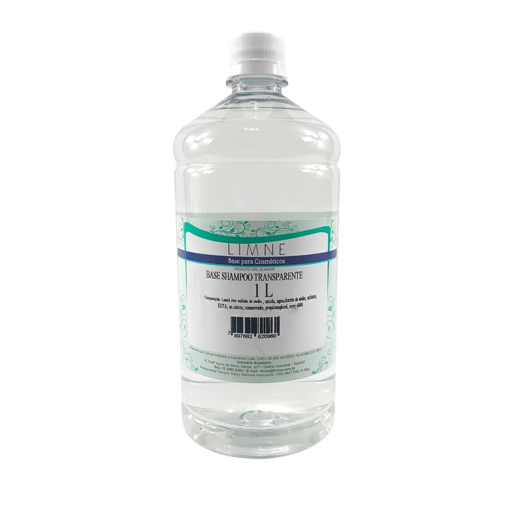 Base Pronta Para Shampoo Transparente 1/1 Limne 1 Litro