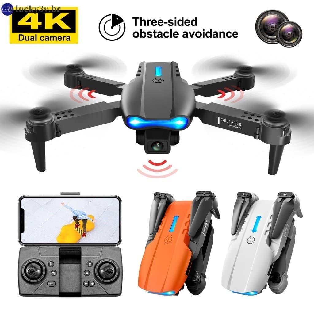 Drone Dual Camera E99 K3 Pro 4K HD Mini RC Wi-Fi Drone Proficional Duas Cameras Ofertas a pronta entrega