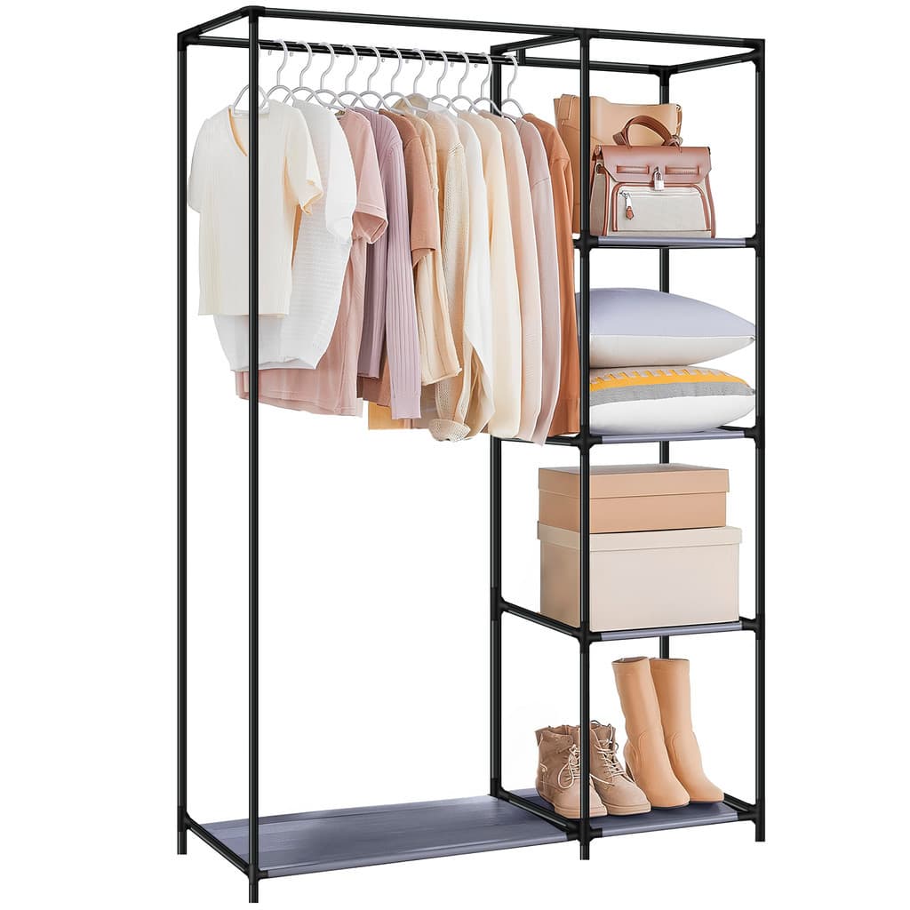 Armário Arara Guarda Roupa Cabideiro Sapateira Prateleira Organizador Vertical Multiuso Closet