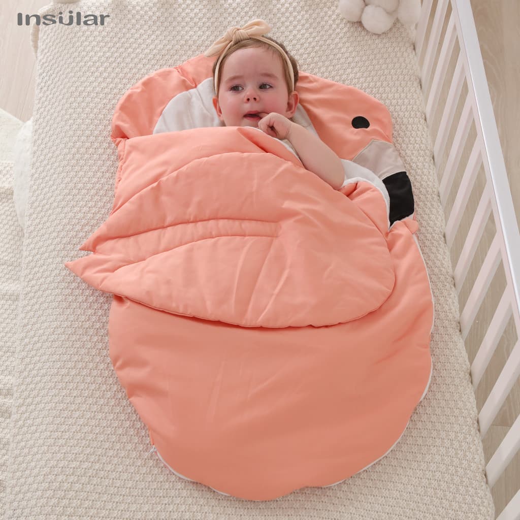 Insular Novo Carrinho De Bebê Saco De Dormir Recém-Nascido Sacos Engrossar Envelope Do Algodão Swaddle Footmuff Crianças