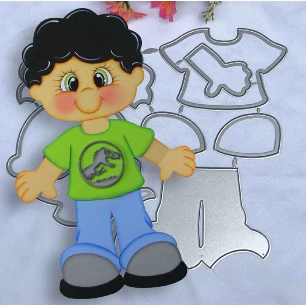 Faca De Corte E Relevo Scrapbook  20 Cm Menino João Grande
