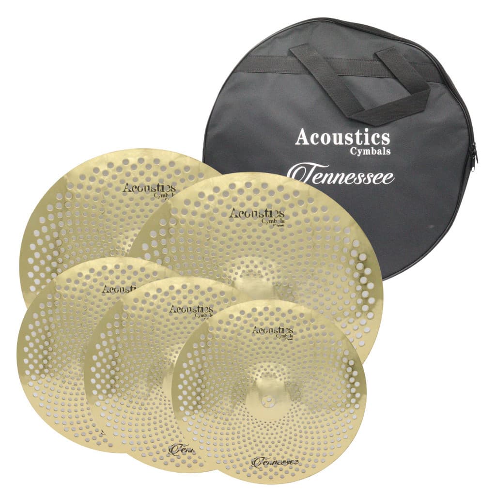 Kit Pratos 14'', 16'', 18'' e 20''  Acoustics Tennessee Liverpool