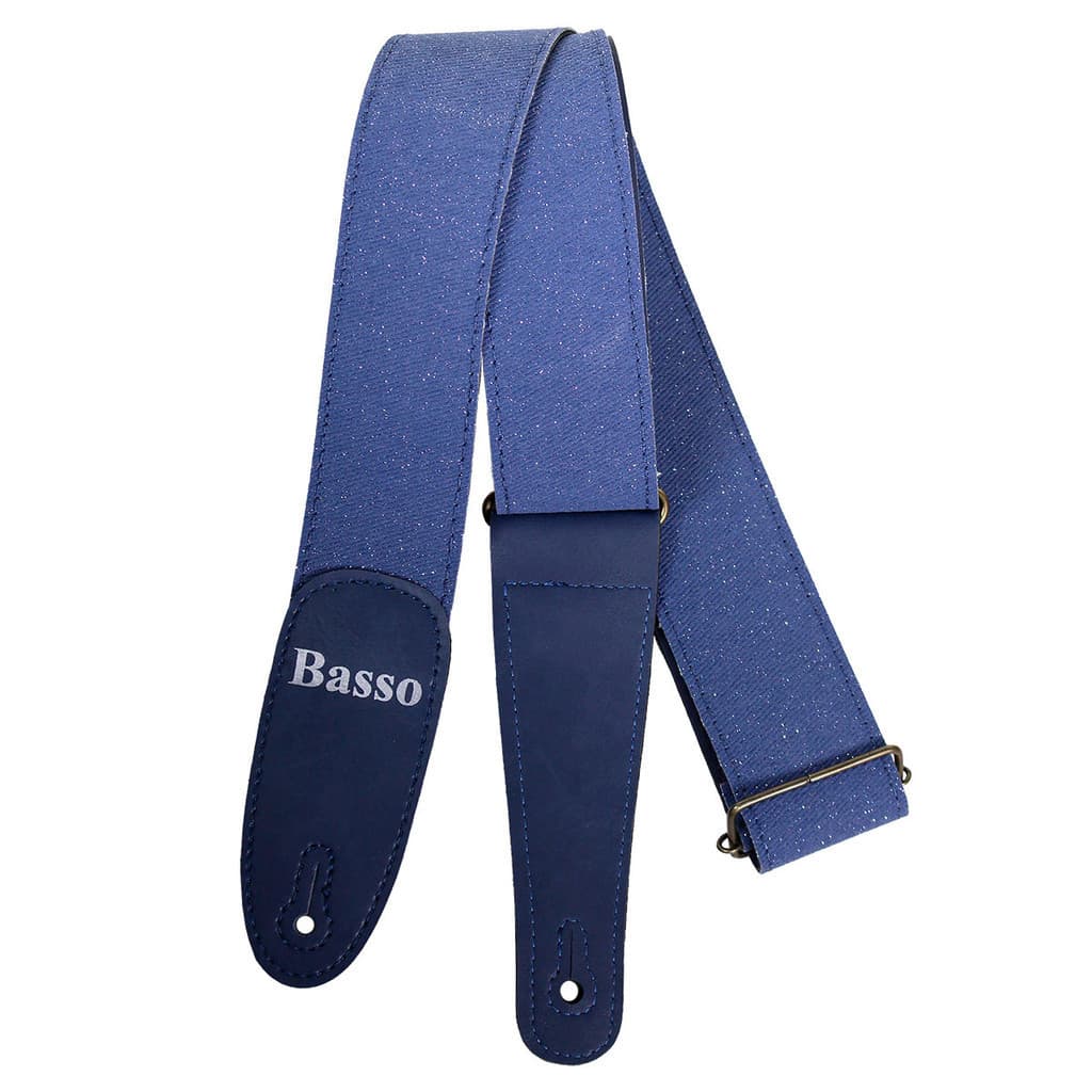 Correia Basso Porus Jeans Ex41 Baixo Guitarra Violao Alça Ajustável  Confortável Algodão