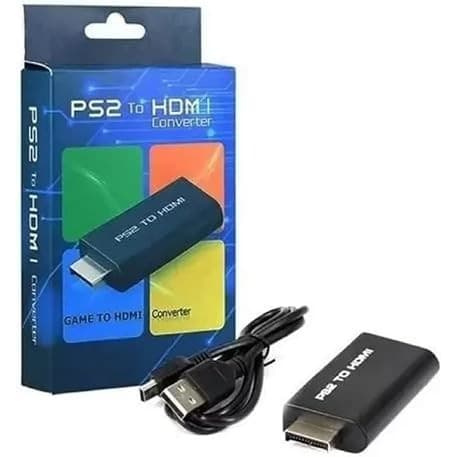 Adaptador Conversor Ps2 áudio Vídeo Av Para Cabo Hdmi