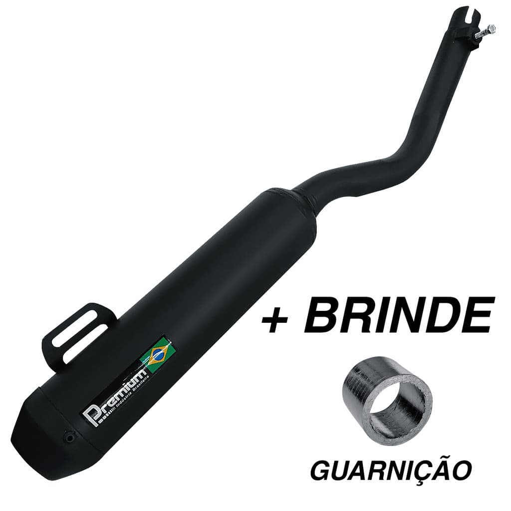 Ponteira Escapamento Roncado Brabo Nxr 125 150 Bros 2003 á 2008 Moto