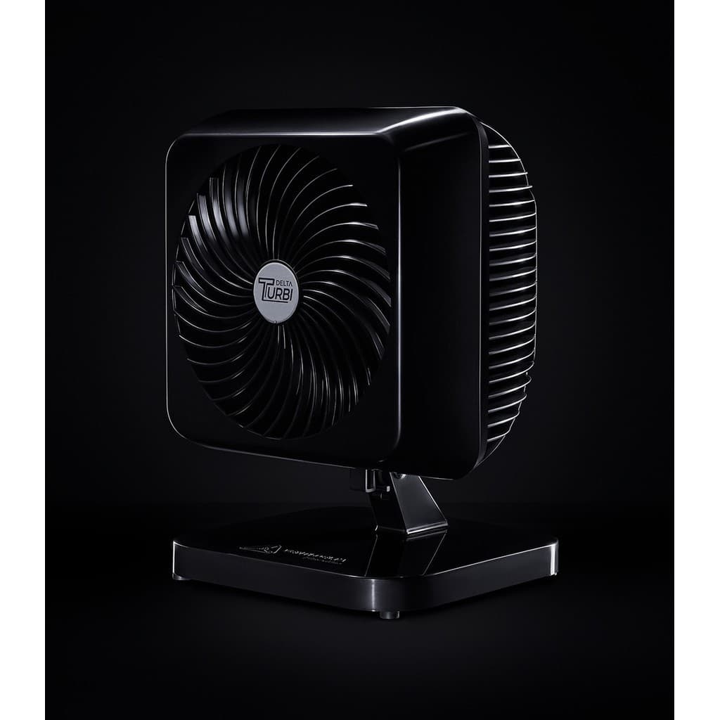 Ventilador De Mesa ou Parede 30cm 130W 127V PRETO Oscilante Delta Turbi 62-3101 Ventidelta