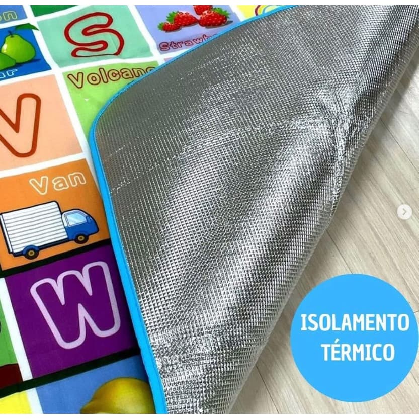 Tapete infantil térmico antialérgico brinquedo ótimo presente!!! - 180*120