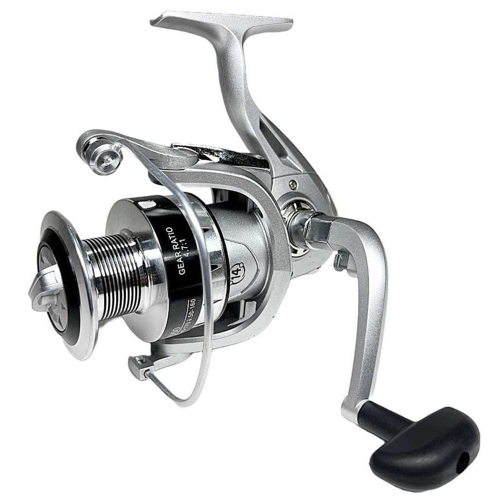 Molinete De Pesca Alto Mar TE 3000 - 14 Rolamentos Drag: 8kg - Rec.: 5.2:1 - Carretel Em Aluminio