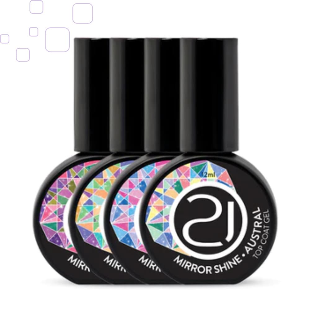 Top Coat Mirror Shine Constelação Nails 21 - 12ml