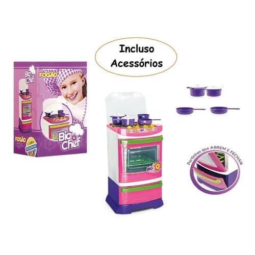 Fogão Big Chef Com Batedeira E Liquidificador