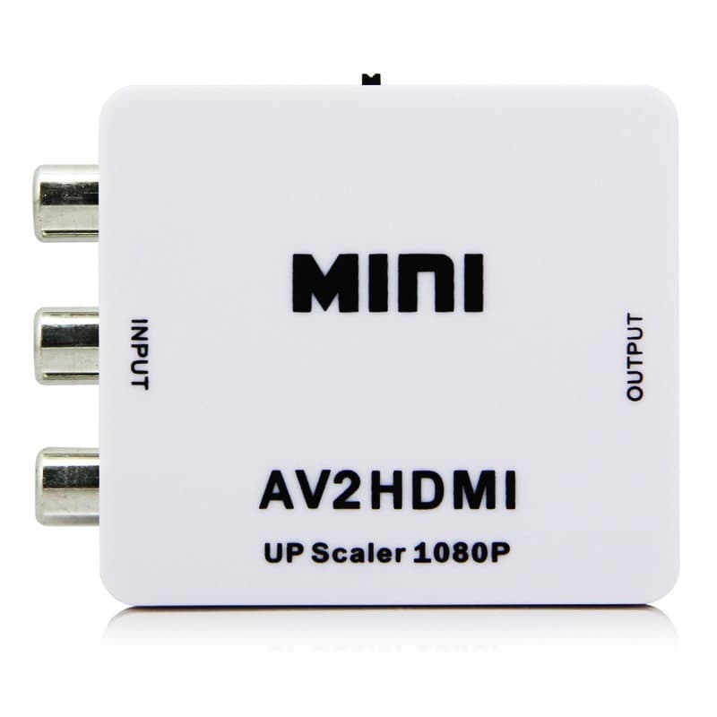 Conversor de AV RCA Audio Video p/ HDMI Full HD 1080p AV2HDMI
