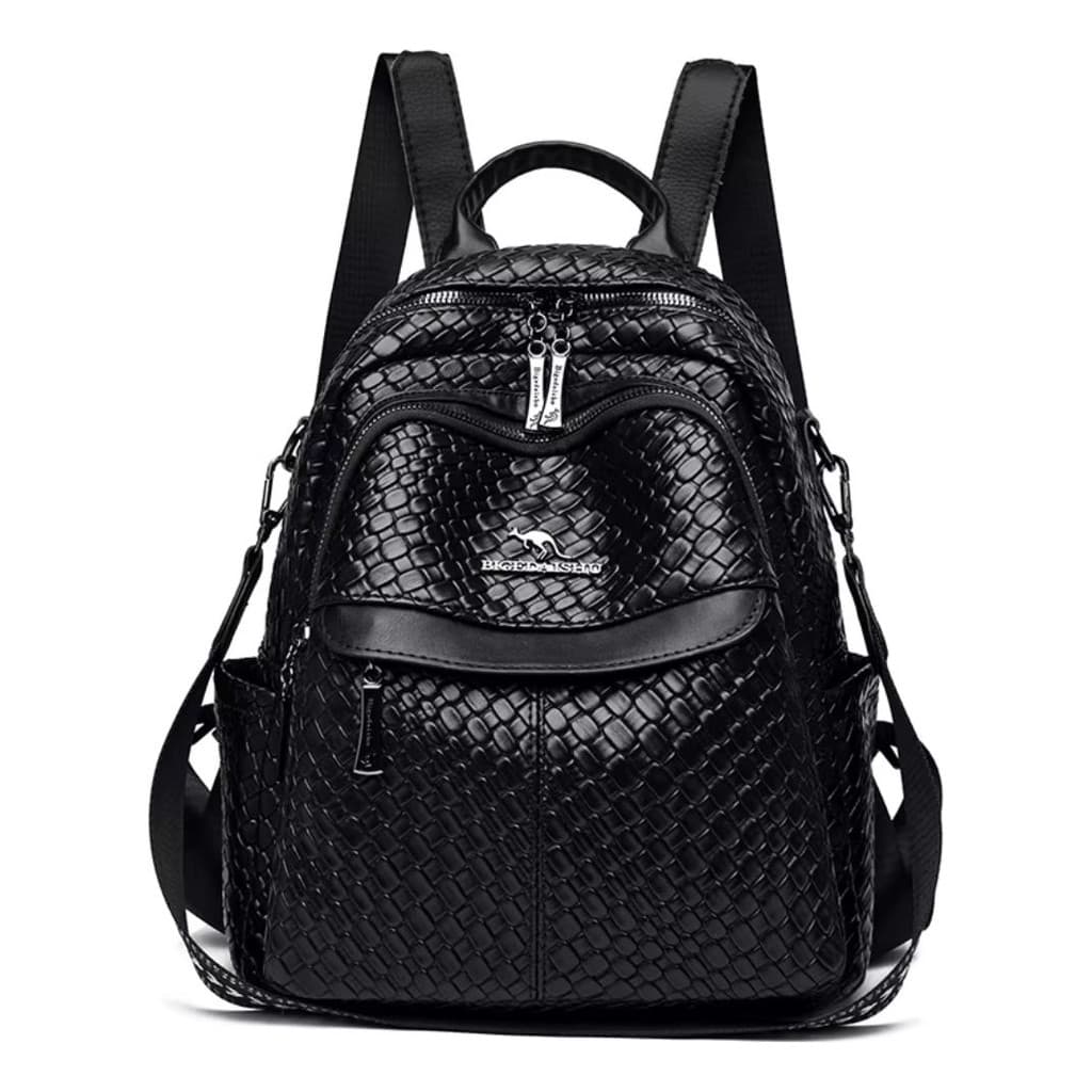 Mochila Feminina Moderna Tendencia Blogueira Trabalho Viagem Passeio De Couro PU