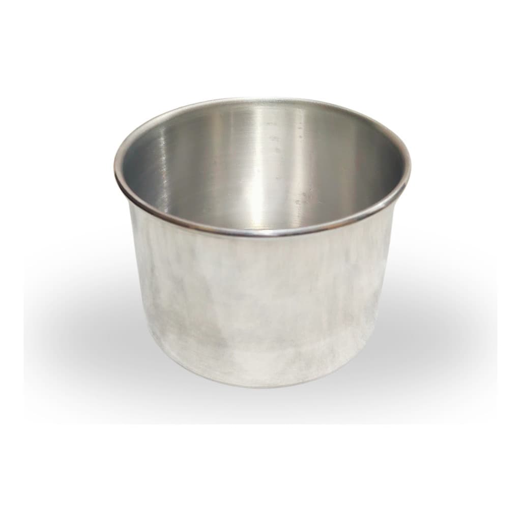 Forma Bolo Assadeira Redonda Alta Kit Alumínio Para Pudim Torta Pão Cm Jogo Fundo 18x10 Cm Alumínio Polida