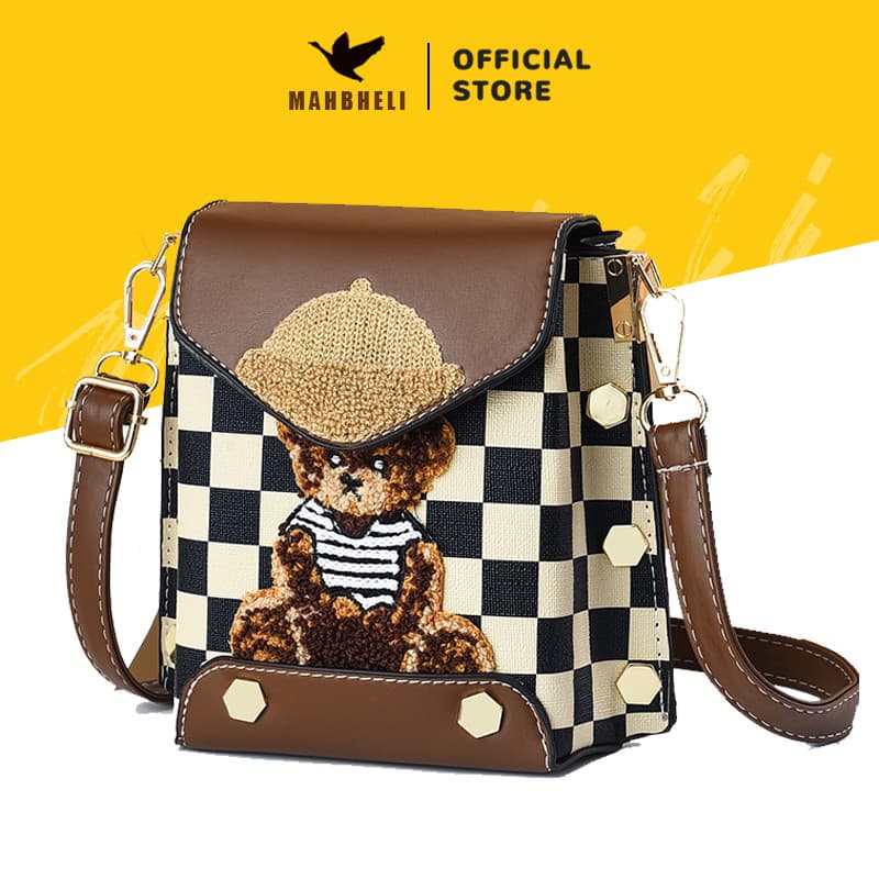 MAHBHELI Bolsa Crossbody Fofinha para Celular 2025 Com Porta-moedas e Organizador Estilo Encantador