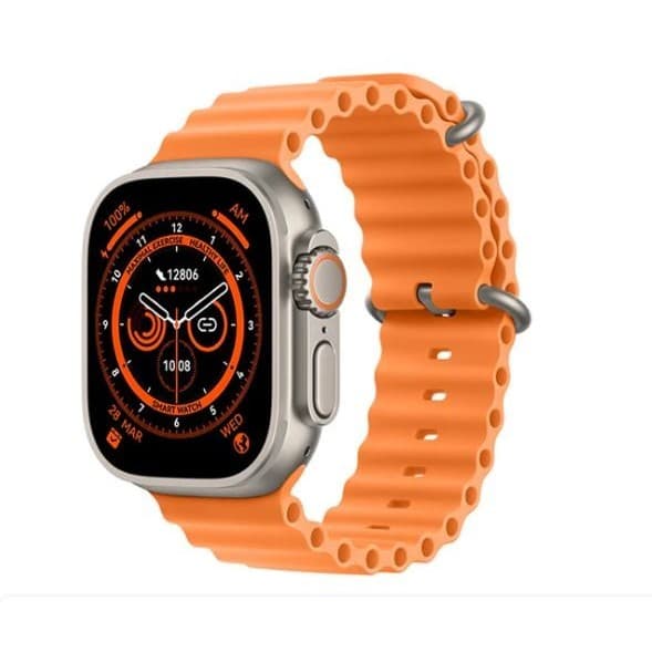Smartwatch W68 Ultra Max Serie 8 49mm NFC, GPS 2,2" Ligações