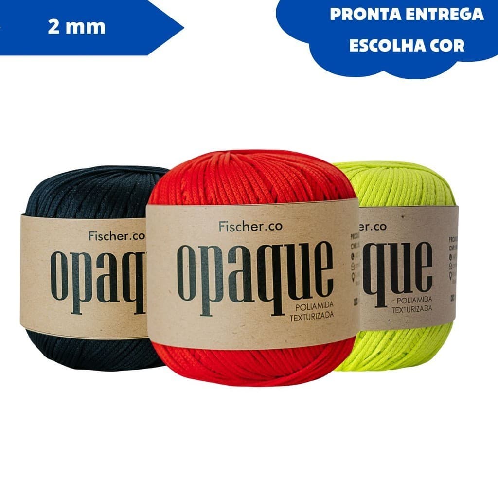 Fio Opaque Fischer Poliamida 2mm 162m 100g