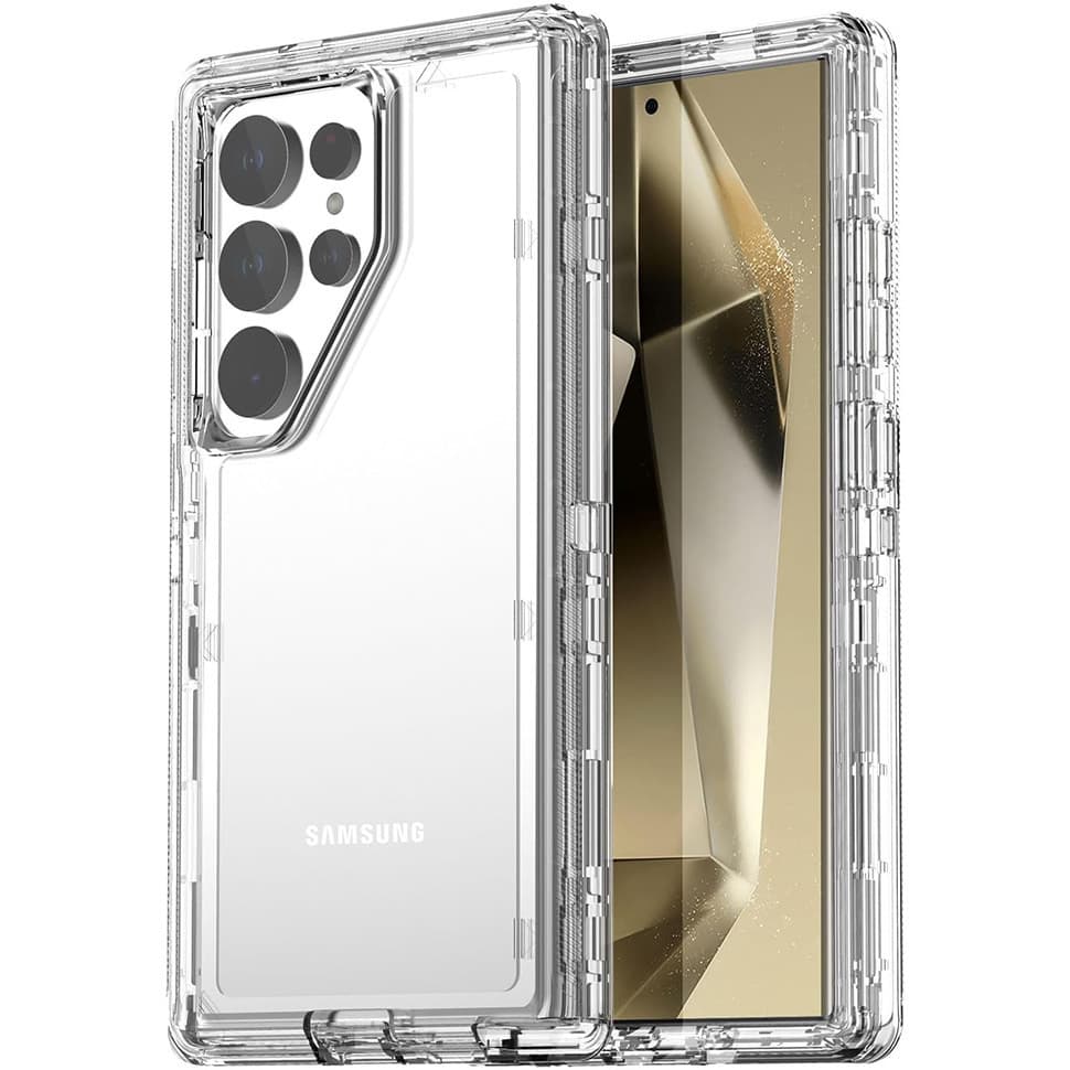 Para Galaxy S26 Ultra Clear Case , Resistente De 3 Camadas [Não Amarelado] Capa À Prova De Choque Samsung S25/S24 +/S23