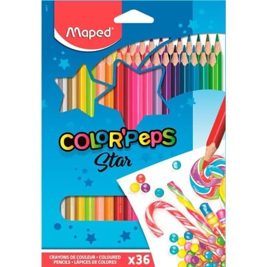 Lápis De Cor Maped 36 Cores