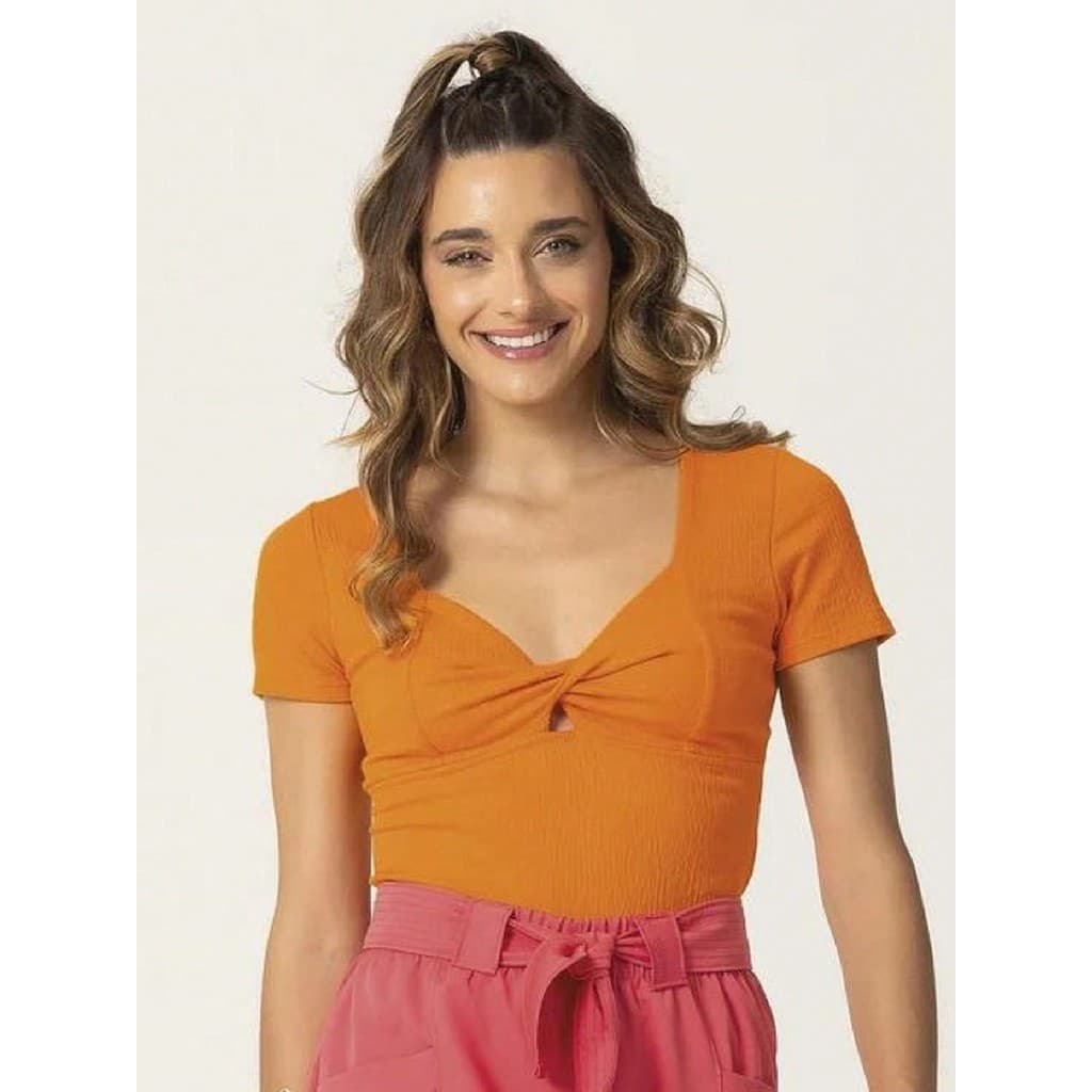 Blusa Com Decote Coração - HABANA