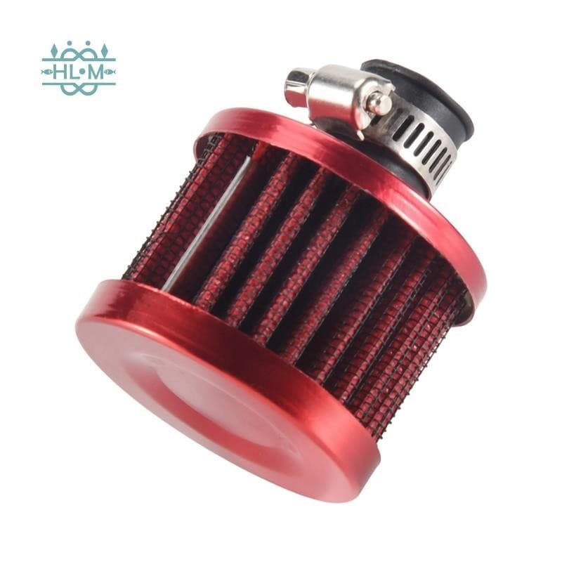 13mm Óleo Mini Respiro Filtro De Ar Frio Combustível Cárter Motor Para Carro Cor : Prata