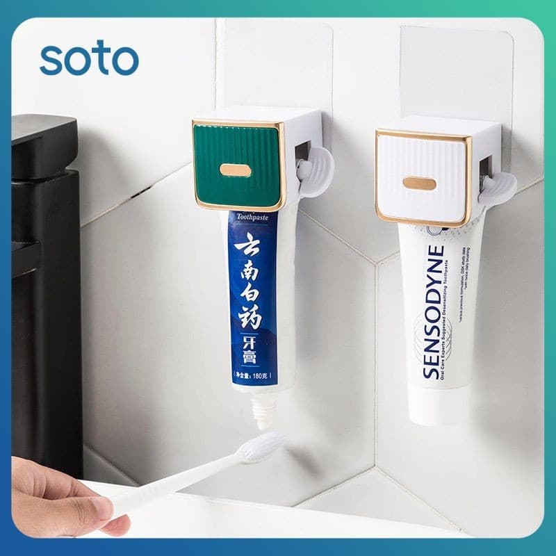 Soto Espremedor De Pasta De Dente Para Banheiro, Cabide Criativo De Parede Sem Perfuração, Espremedor Preguiçoso De Pasta De Dente, Dispositivo Automático Para Espremer Pasta De De