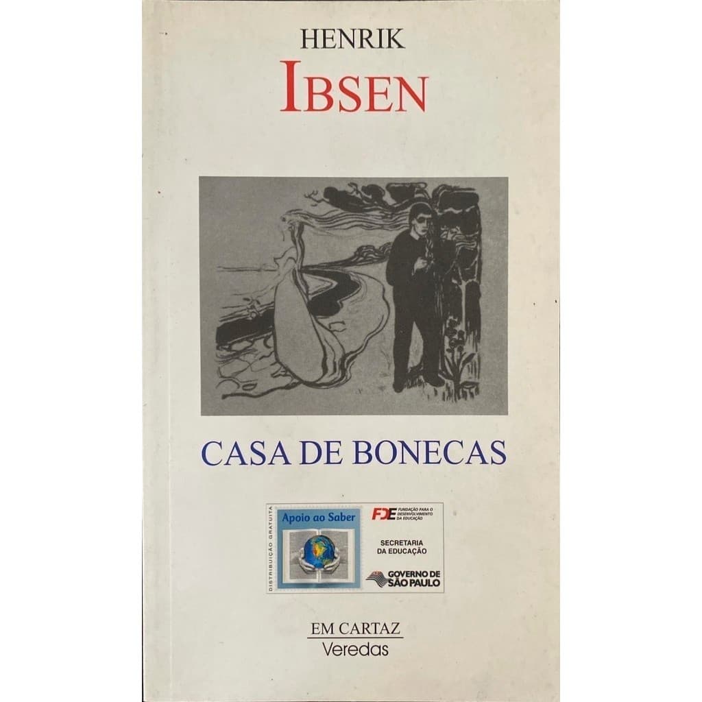 Casa de Bonecas - Henrik Ibsen (Autor) - Livro usado - Peça teatral