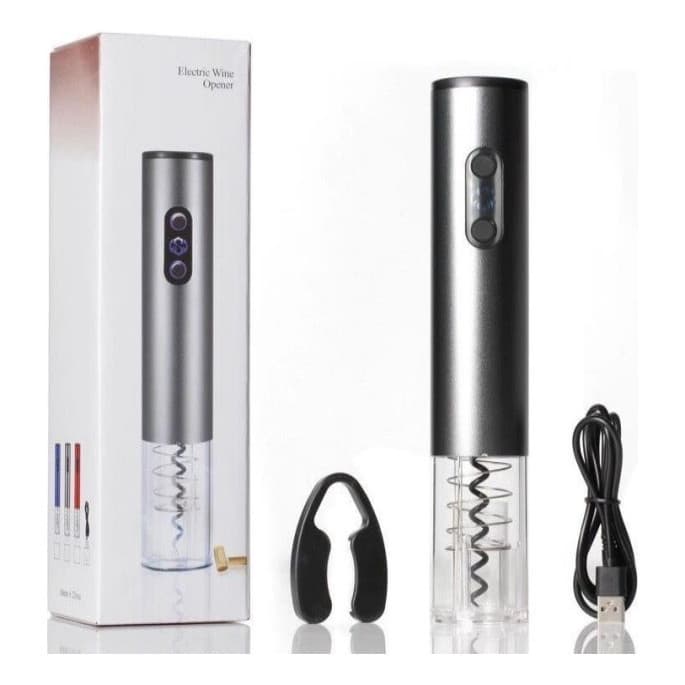 Modus Abridor De Vinho Automático Saca Rolhas Elétrico Led USB