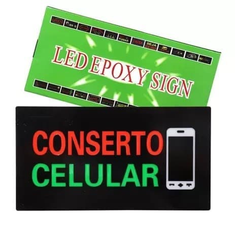 Painel De Led Luminoso Placa Conserto Celular Bivolt LE-4004