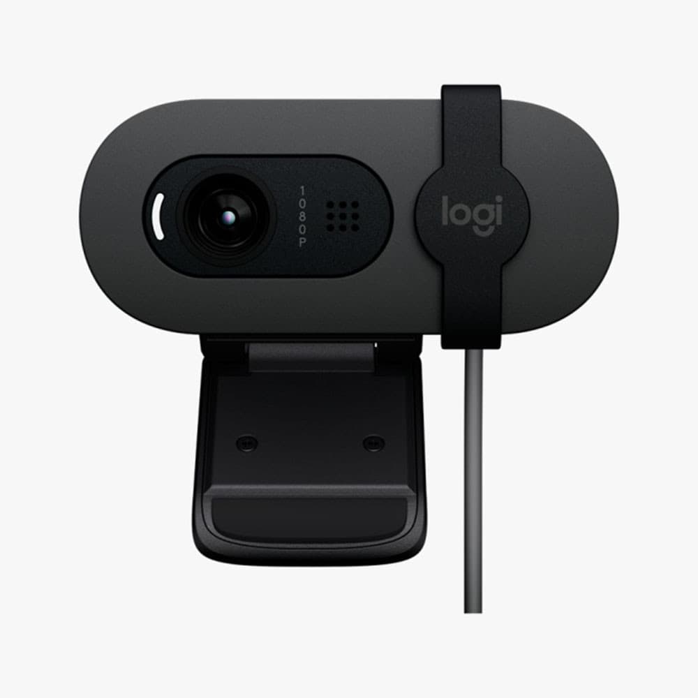 WEB CAM USB BRIO 100 FULL HD 1080P PRETO LOGITECH 960-001586