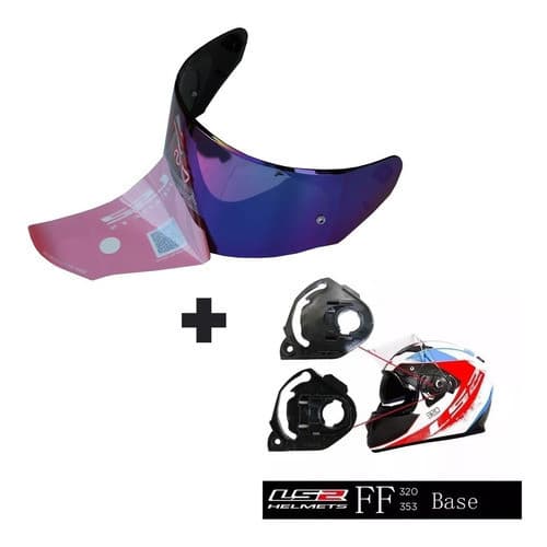 Viseira Capacete Ls2 Ff320 Stream/ff353 Camaleão Mais Reparo