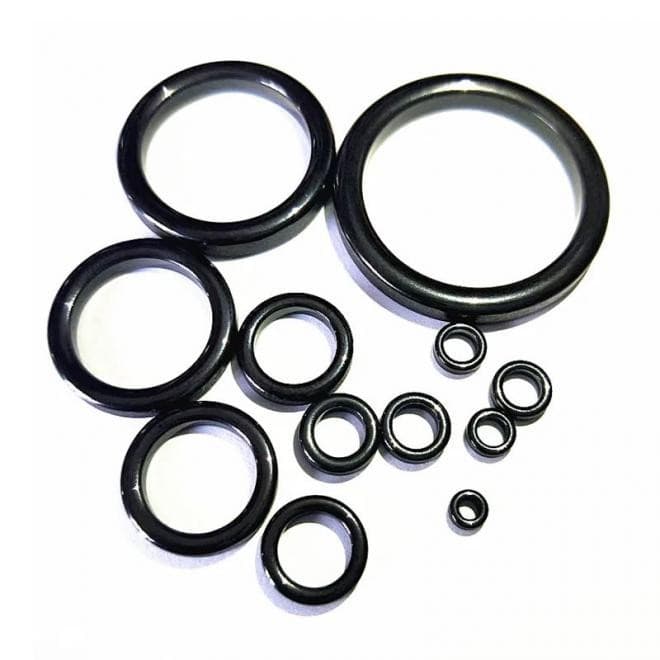 Kit com 48pcs Anéis de Cerâmica para Reparo de Passadores de Vara de Pesca