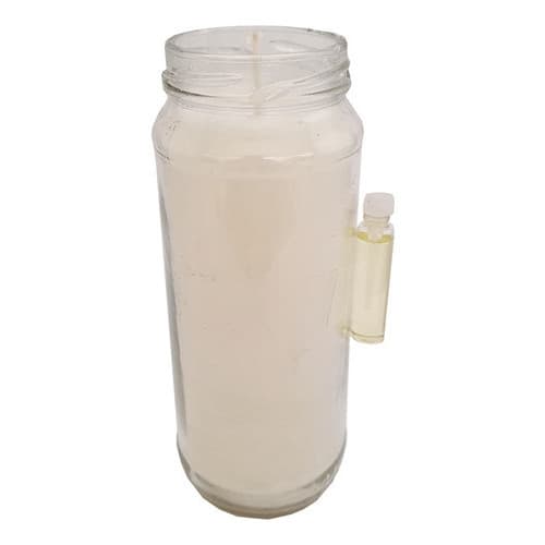 Vela Branca Decorativa Artesanal Aromática Escolha Seu Aroma